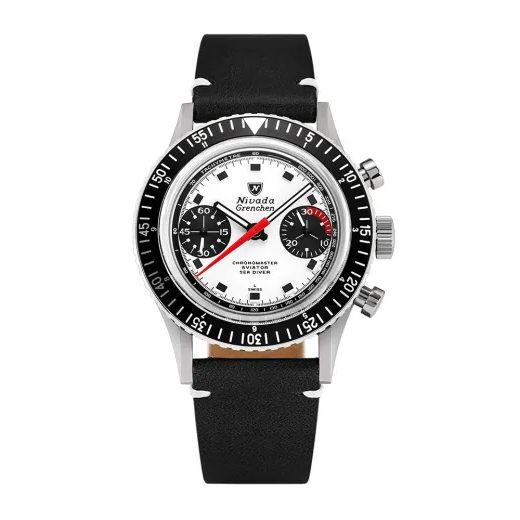 NIVADA GRENCHEN CHRONOMASTER SINGER NEWMAN - INTER. BEZEL - MANUAL - CHRONOMASTER - ZNAČKY