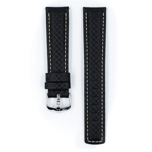 ŘEMÍNEK HIRSCH CARBON 2 - ČERNÝ - STRAPS - ACCESSORIES