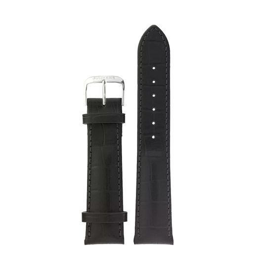 LEATHER STRAP JUNKERS 20MM - BLACK/BLACK STITCHING - STRAPS - ACCESSORIES