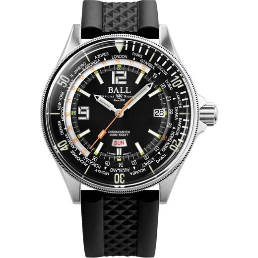 BALL ENGINEER MASTER II DIVER WORLDTIME LIMITED EDITION COSC DG2232A-PC-BK - ENGINEER MASTER II - BRANDS