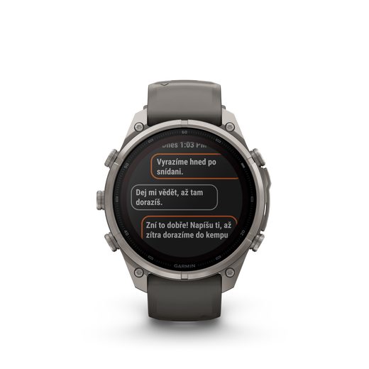 GARMIN FENIX® 9 PRO SOLAR INREACH - 47 MM, TITANIUM PEBBLE GRAY/SILVER GRAY 010-04338-01 - FENIX 9 PRO SOLAR INREACH - ZNAČKY