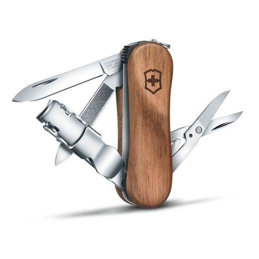 VICTORINOX NAIL CLIP WOOD 580 - POCKET KNIVES - ACCESSORIES