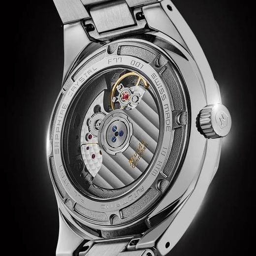 NIVADA GRENCHEN F77 TITANIUM METEORITE OPEN HEART MK2 - 38 MM - F77 - BRANDS