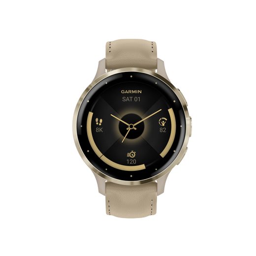 GARMIN VENU® 3S CREAM GOLD / FRENCH GRAY, SILICONE BAND 010-02785-02 - VENU - ZNAČKY