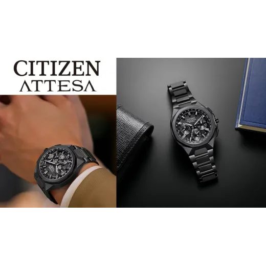 CITIZEN ATTESA SPACESHIP SATELLITE WAVE GPS CC4105-69E - SUPER TITANIUM - ZNAČKY