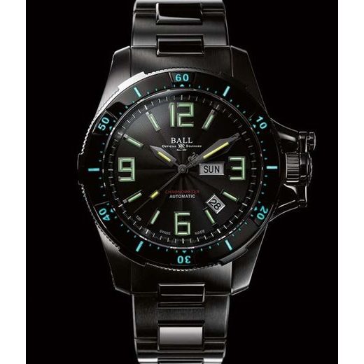 BALL ENGINEER HYDROCARBON AIRBORNE COSC DM2076C-S1CAJ-BK - CO NOSÍME V HELVETI - HODINKY