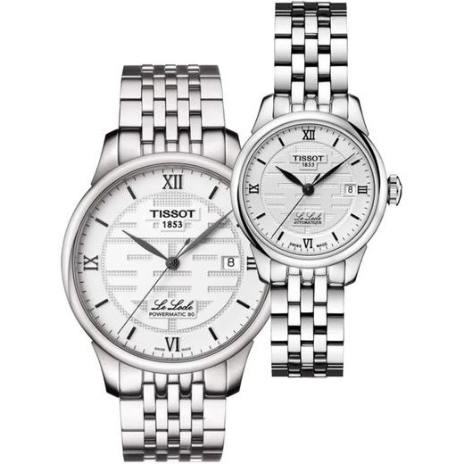 SET TISSOT LE LOCLE DOUBLE HAPPINESS T006.407.11.033.01 AND T41.1.183.35 - TISSOT - BRANDS