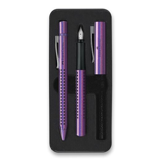 SADA PLNICÍ PERO A KULIČKOVÉ PERO FABER-CASTELL GRIP EDITION GLAM - VÝBĚR BAREV 0021/2015 - PENS SETS - ACCESSORIES