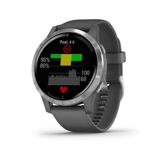 GARMIN VÍVOACTIVE4 SILVER/GRAY BAND 010-02174-03 - GARMIN - BRANDS