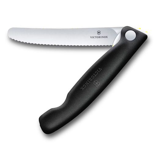 PIKNIKOVÝ NŮŽ VICTORINOX SWISS CLASSIC WAVY 11CM ČERNÝ 6.7833.F - KAPESNÍ NOŽE - OSTATNÍ