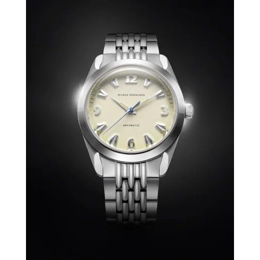 NIVADA GRENCHEN ANTARCTIC 38 MM - EGGSHELL BEIGE LUMINOVA - ANTARCTIC - BRANDS