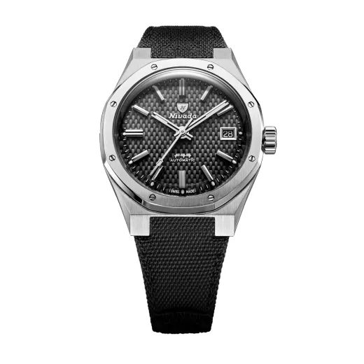 NIVADA GRENCHEN F77 SST BLACK MK2 DATE - 38 MM - F77 - ZNAČKY