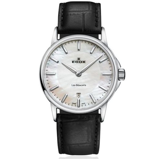 EDOX LES BÉMONTS SLIM LINE DATE QUARTZ 57001-3-NAIN - EDOX - ZNAČKY