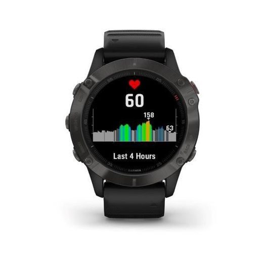 GARMIN FENIX6 PRO SAPPHIRE, GRAY/BLACK BAND (MAP/MUSIC) 010-02158-11 - GARMIN - ZNAČKY