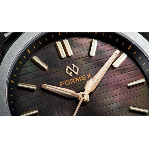 FORMEX ESSENCE THIRTYNINE AUTOMATIC CHRONOMETER BLACK PEARL STEEL BRACELET 0339.1.6641.101 - ESSENCE - ZNAČKY