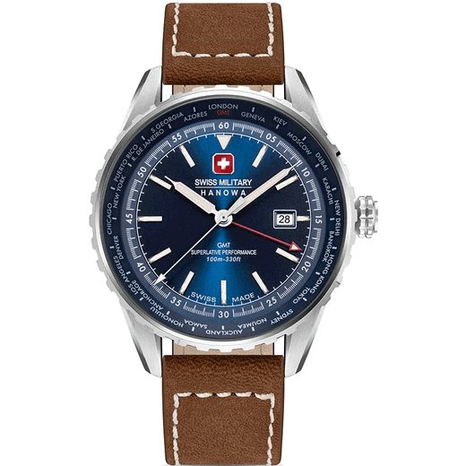 SWISS MILITARY HANOWA AFTERBURN GMT SMWGB0003202 - AIR - ZNAČKY