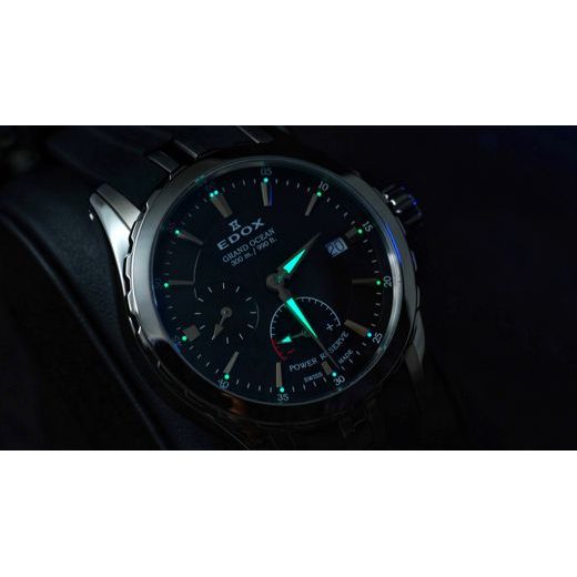 EDOX GRAND OCEAN POWER RESERVE 94500-3CA-NIN - GRAND OCEAN - BRANDS
