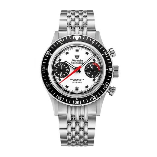 NIVADA GRENCHEN CHRONOMASTER SINGER NEWMAN - INTER. BEZEL - MANUAL - CHRONOMASTER - ZNAČKY