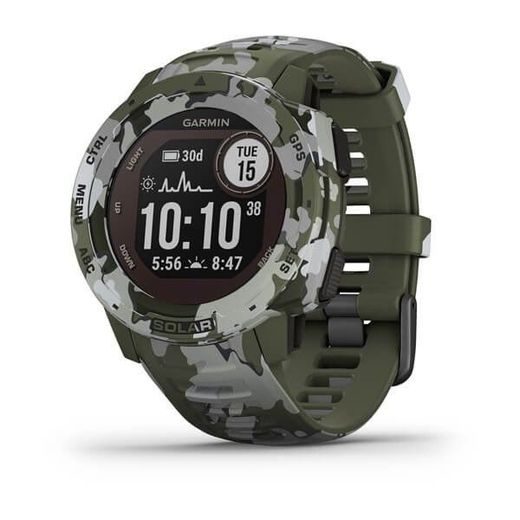 GARMIN INSTINCT SOLAR CAMO BLACK OPTIC 010-02293-06 - GARMIN - BRANDS