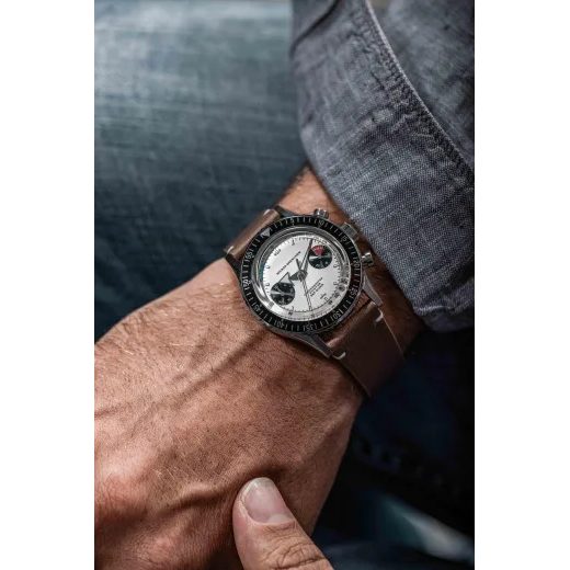 NIVADA GRENCHEN CHRONOMASTER WHITE PANDA MANUAL - CHRONOMASTER - BRANDS