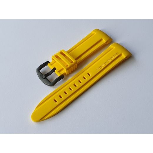 SILIKONOVÝ ŘEMÍNEK VOSTOK EUROPE PRO ANCHAR - ŽLUTÝ/ČERNÁ SPONA - ŘEMÍNKY - OSTATNÍ