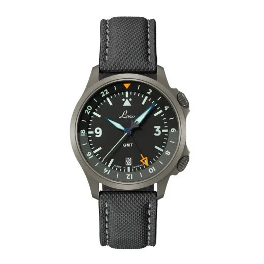 LACO FLIEGER FRANKFURT 40 GMT SCHWARZ - PILOT SPECIAL MODELS - ZNAČKY