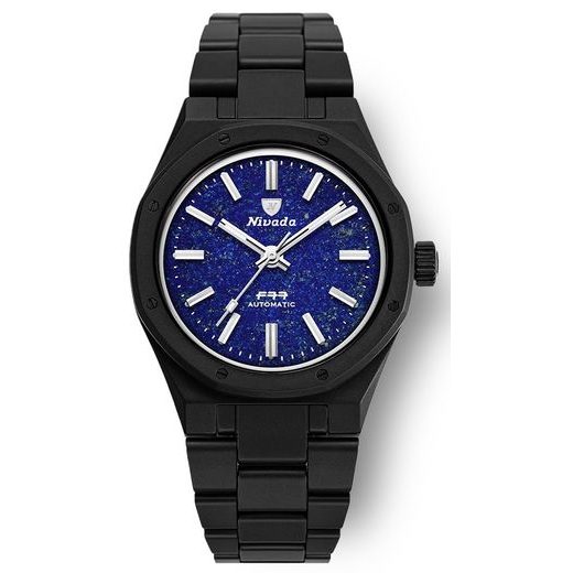 NIVADA GRENCHEN F77 BLACK CERAMIC LAPIS LAZULI - F77 - ZNAČKY