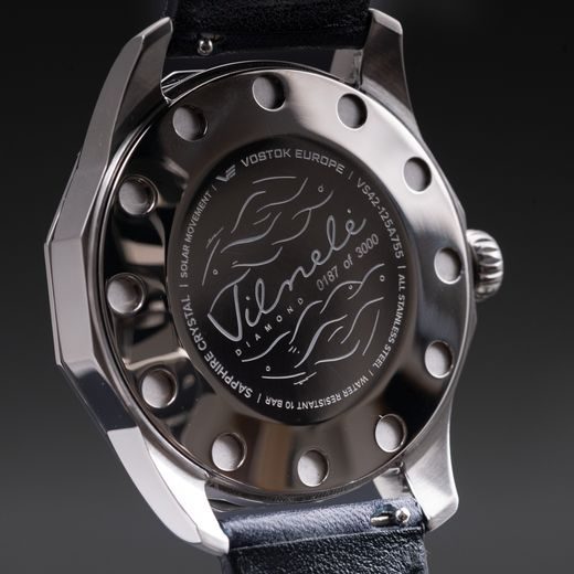 VOSTOK EUROPE VILNELE SOLAR VS42-125A755 (+ BLUE RUBBER STRAP) - VILNELÉ - BRANDS