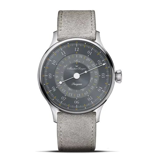 MEISTERSINGER PANGAEA DAY DATE 365 GREY PDD365927 - PANGAEA DAY DATE - ZNAČKY