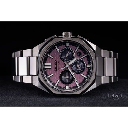 SEIKO ASTRON DUAL-TIME CHRONOGRAPH HAB006J1 CRYSTAL PINK LIMITED EDITION - ASTRON - ZNAČKY