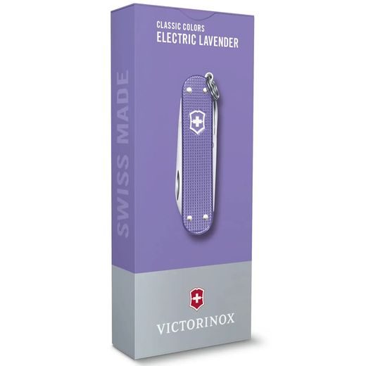 KNIFE VICTORINOX CLASSIC SD ALOX COLORS ELECTRIC LAVENDER - POCKET KNIVES - ACCESSORIES