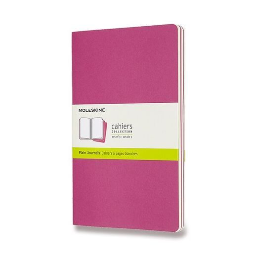 SEŠITY MOLESKINE CAHIER VÝBĚR BAREV, 3KS - MĚKKÉ DESKY - L, ČISTÝ 1331/22371 - DIÁŘE A ZÁPISNÍKY - OSTATNÍ