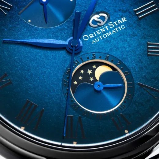 ORIENT STAR RE-AY0119L CLASSIC MOON PHASE M45 F7 LIMITED EDITION - CLASSIC - ZNAČKY