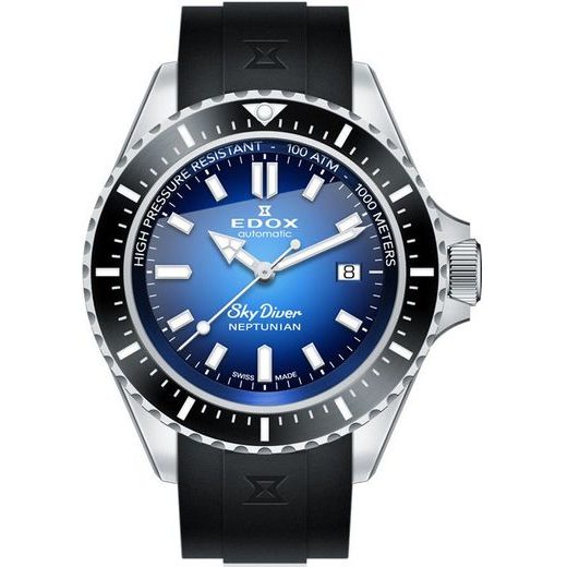 EDOX SKYDIVER NEPTUNIAN AUTOMATIC 80120-3NCA-BUIDN - SKYDIVER - BRANDS