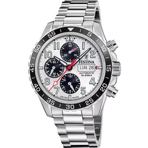 FESTINA SWISS MADE WHITE 20055/1 - SWISS MADE - BRANDS