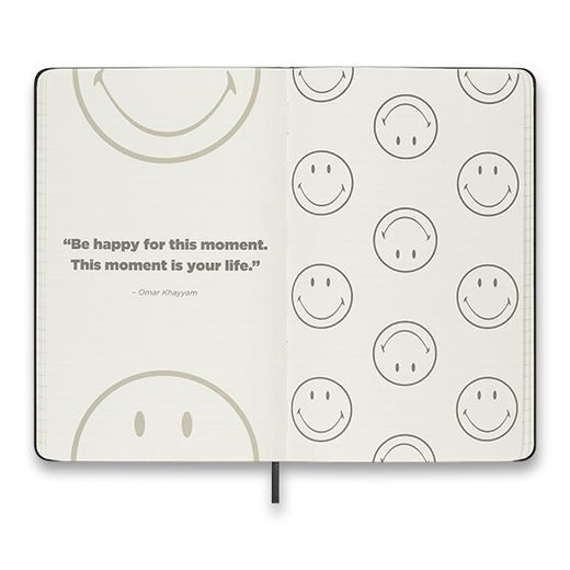 MOLESKINE NOTEBOOK 2023 SMILEY - HARD COVER - L, LINED 1331/1917339 - DIARIES AND NOTEBOOKS - ACCESSORIES