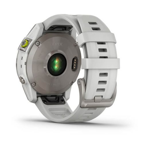 GARMIN EPIX™ 47MM SAPPHIRE, TITAN/ WHITE SILICONE BAND - 010-02582-21 - EPIX - ZNAČKY