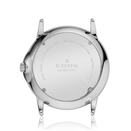 EDOX LES BÉMONTS BIG DATE SMALL SECOND 64012-3-NIN - LES BÉMONTS - ZNAČKY