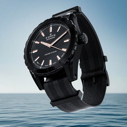 EDOX GRAND OCEAN AUTOMATIC 80140-37NAN-NIR - GRAND OCEAN - BRANDS
