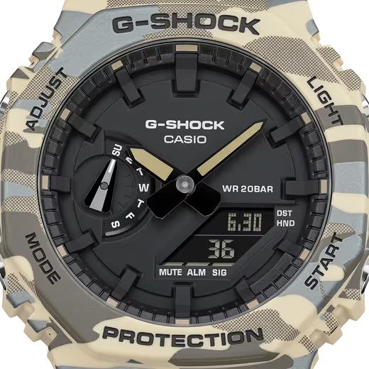 CASIO G-SHOCK GA-2100CM-5AER CAMOUFLAGE SERIES - CASIOAK - ZNAČKY