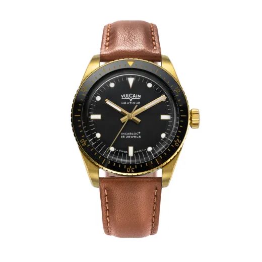 VULCAIN SKINDIVER NAUTIQUE GOLD / BLACK - SKINDIVER NAUTIQUE - BRANDS