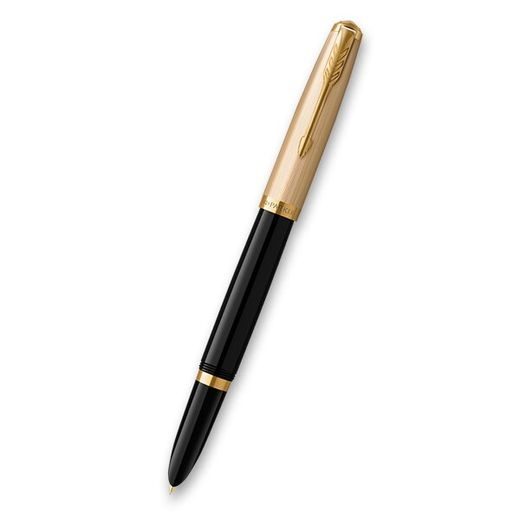 DÁRKOVÁ SADA PLNICÍ PERO PARKER 51 DELUXE BLACK GT 18K A POUZDRO 1502/6193511 - SADY PER - OSTATNÍ