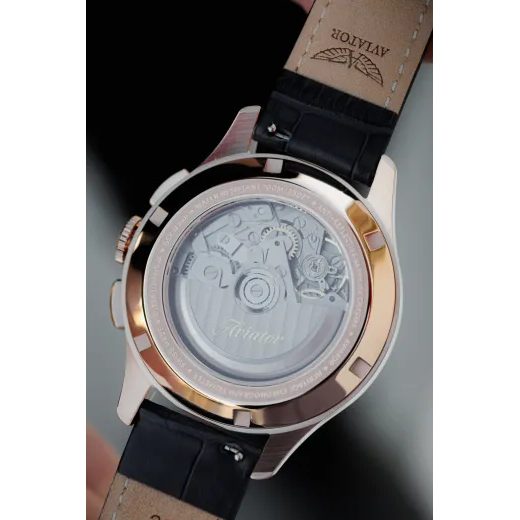 AVIATOR HERITAGE CHRONOGRAPH TRIMETER AUTOMATIC V.4.40.2.355.4 - HERITAGE - BRANDS