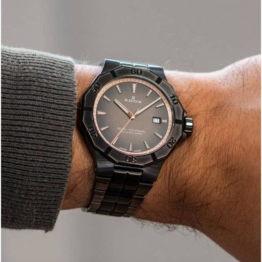 EDOX DELFIN QUARTZ DATE 53021-37GNM-NDR - DELFIN - BRANDS