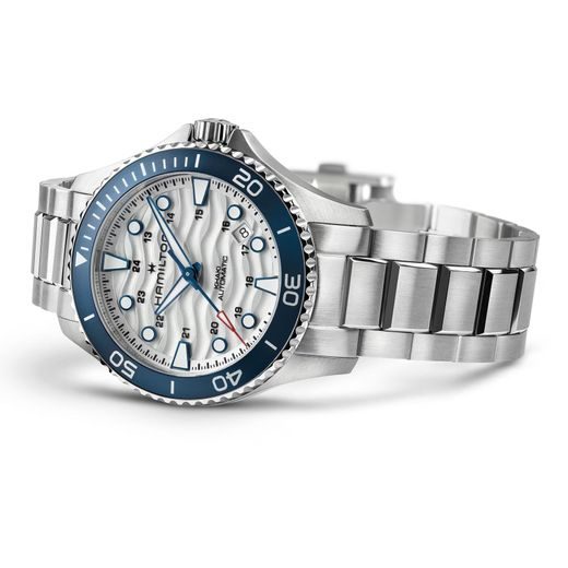 HAMILTON KHAKI NAVY SCUBA AUTO 40MM H82425110 - KHAKI NAVY - ZNAČKY