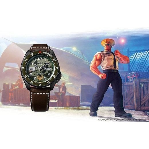 SEIKO 5 SPORTS SRPF21K1 GUILE STREET FIGHTER LIMITED EDITION - SEIKO 5 SPORTS 2019 - ZNAČKY