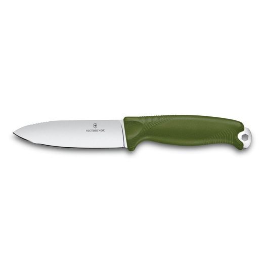 NŮŽ VICTORINOX S PEVNOU ČEPELÍ VENTURE OLIVE 3.0902.4 - DÝKY A NOŽE - OSTATNÍ