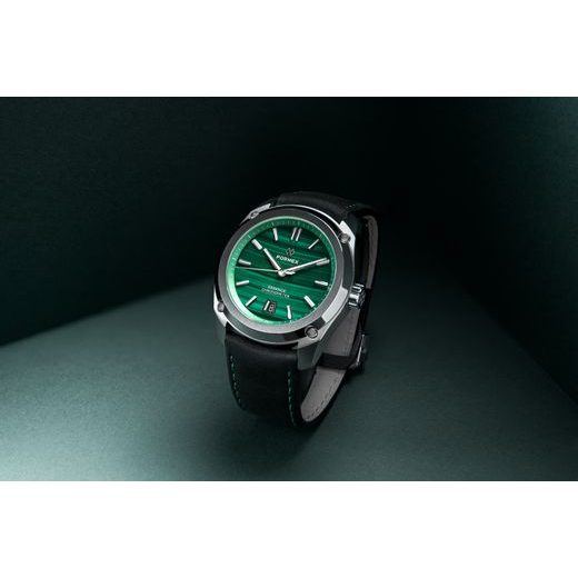 FORMEX ESSENCE FORTYONE AUTOMATIC CHRONOMETER MALACHITE STEEL BRACELET 0334.1.6690.100 - ESSENCE - ZNAČKY