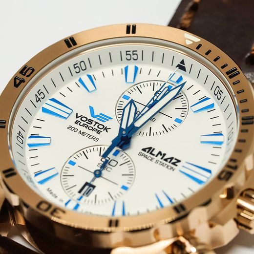 VOSTOK EUROPE ALMAZ CHRONO LINE 6S11-320B676 - ALMAZ SPACE STATION - BRANDS