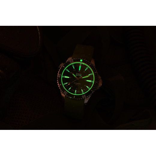 TRASER P67 DIVER AUTOMATIC GREEN GREEN RUBBER - HERITAGE - BRANDS